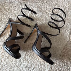ALDO Elegant Black Strappy Heels